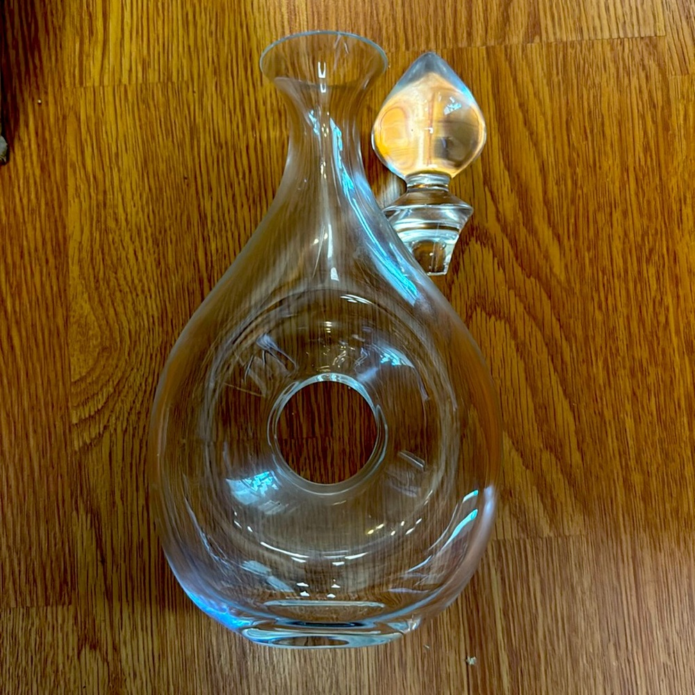Lenox Tuscany Classics Collection Pierced Decanter Crystal with Stopper